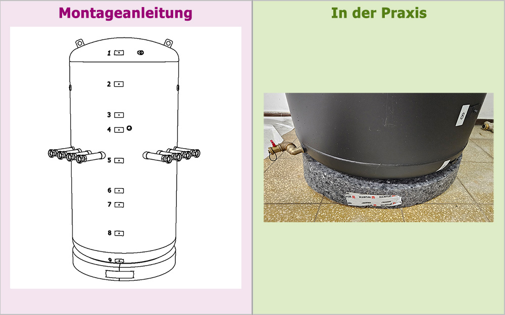 Schritt 8 – Fußring-Dämmvlies